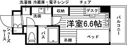 （仮称）UniLife西宮上ケ原四番町学生マンション[食事付き] 5階ワンルームの間取り