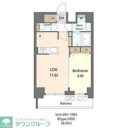 間取図画像 1LDK