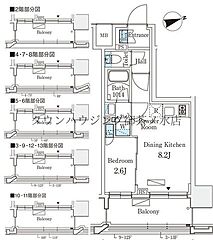 物件の間取り