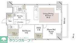 スカイテラス南大塚 2SLDKの間取図画像