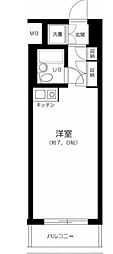 シーアイマンション浅草橋 ワンルームの間取図画像