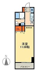 RESIDIA上野御徒町 ワンルームの間取図画像