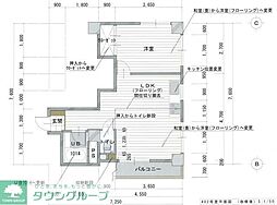 ダイアパレス御徒町 1LDKの間取図画像
