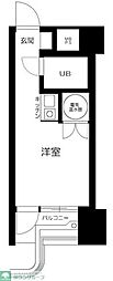 ラフィネお茶の水 ワンルームの間取図画像