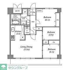 物件の間取り