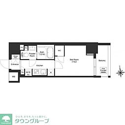 COMFORIA秋葉原ノース 1Kの間取図画像