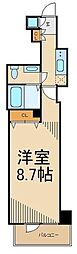 パティオ神田 1Kの間取図画像