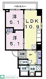 ザ・グラン キース 2LDKの間取図画像