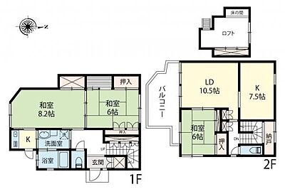 間取り：間取り図