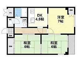 松尾マンション 3階/-