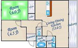フィレンツェ箕面 2階/-