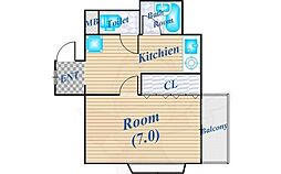 ベルコート箕面 1階