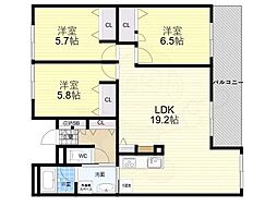 シュロス桃山台 3階