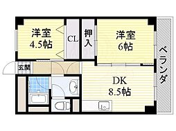 コアロード桃山台 2階/202