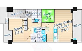 パークハウス千里中央セントラル・レジデンス  ｜ 大阪府豊中市新千里北町３丁目（賃貸マンション2LDK・4階・81.42㎡） その2