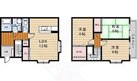 コンフォートＡ棟　Ｂ棟  ｜ 大阪府箕面市小野原東６丁目34番8号（賃貸テラスハウス3LDK・2階・77.50㎡） その2