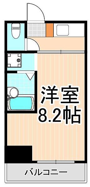 ＴＫビル 3-B｜東京都足立区一ツ家2丁目(賃貸マンション1K・3階・24.00㎡)の写真 その2