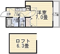 間取図画像 1K