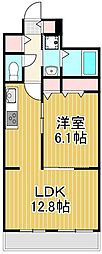 ブランノワレ 1LDKの間取図画像