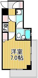 ライオンズマンション北千住第7 1Kの間取図画像
