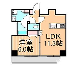 メインステージ北千住7 1LDKの間取図画像