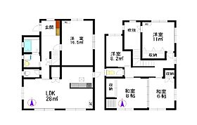 門田屋敷　戸建て  ｜ 岡山県岡山市中区門田屋敷（賃貸一戸建4SLDK・--・132.49㎡） その2