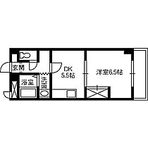 ハピネスプラザ 206 ｜ 岡山県岡山市北区今村（賃貸マンション1DK・2階・30.18㎡） その2