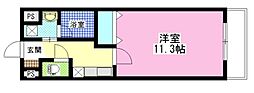 PIAHOME奥田西町 1Kの間取図画像