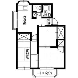 喜タヤB 3Kの間取図画像