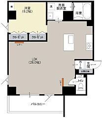 物件の間取り