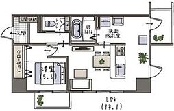 Via 蔵用 1LDKの間取図画像