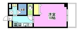 スプレンドーレ医大東2 1Kの間取図画像