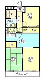 カーサ21 3DKの間取図画像