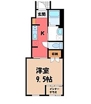 フルハウス南一の沢  ｜ 栃木県宇都宮市南一の沢町（賃貸マンション1K・1階・33.56㎡） その2