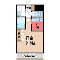 スズラン  ｜ 栃木県さくら市きぬの里3丁目（賃貸アパート1K・2階・30.00㎡） その2