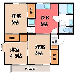 🉐敷金礼金0円！🉐日光線 鶴田駅 徒歩15分