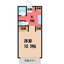 TOYOUKEハイツ  ｜ 栃木県鹿沼市上野町（賃貸アパート1K・2階・33.12㎡） その2