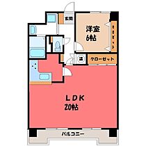 赤羽ハイツ  ｜ 栃木県宇都宮市栄町（賃貸マンション1LDK・2階・65.70㎡） その2