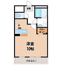 アドヴァンス  ｜ 栃木県宇都宮市西原町（賃貸マンション1R・3階・36.27㎡） その2