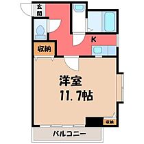 銀河ビル  ｜ 栃木県下都賀郡壬生町緑町3丁目（賃貸マンション1K・2階・35.40㎡） その2