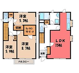 東北本線 岡本駅 徒歩10分