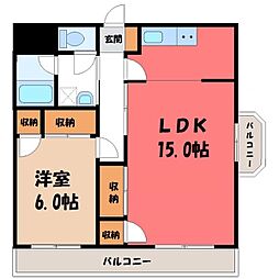 🉐敷金礼金0円！🉐東武日光線 新鹿沼駅 バス4分 上都賀病院前下...