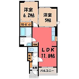 東北本線 宇都宮駅 バス18分 西中丸下車 徒歩7分