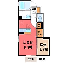 東北本線 岡本駅 徒歩16分