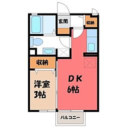 間取図画像 1DK
