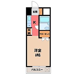 間取図画像 1K