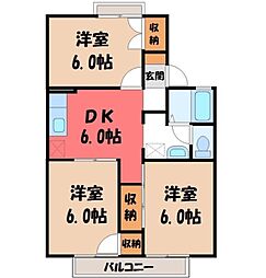 間取図画像 3DK