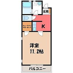 間取図画像 1K