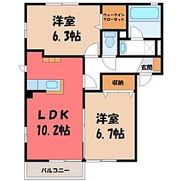 ベルハイツ D 1階