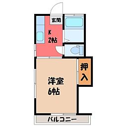コーポ真部2号棟 1階/-